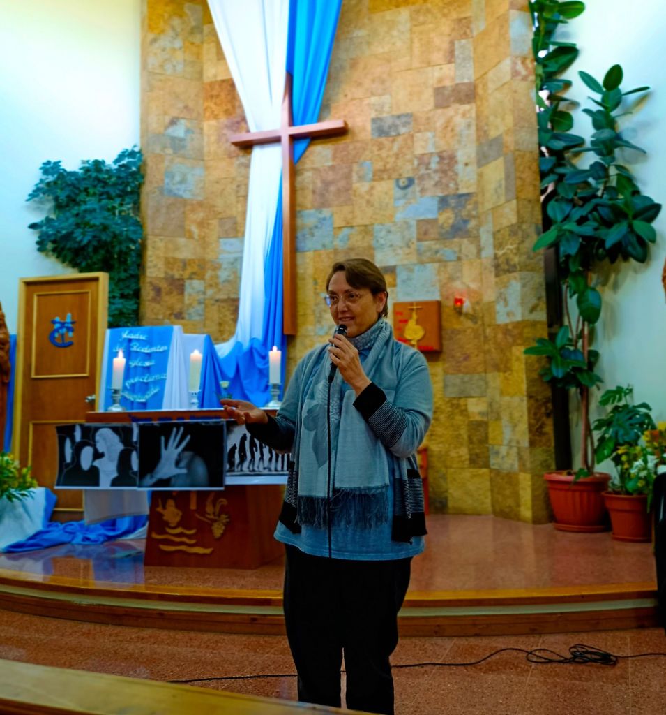 Visita de la Superiora general de la Congregación de Hermanas de Nuestra Señora de la Consolación, M. Antonia Munuera Alemán.